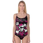 Girly Skull & Crossbones Camisole Leotard 