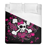 Girly Skull & Crossbones Duvet Cover (Full/ Double Size)