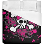 Girly Skull & Crossbones Duvet Cover (King Size)