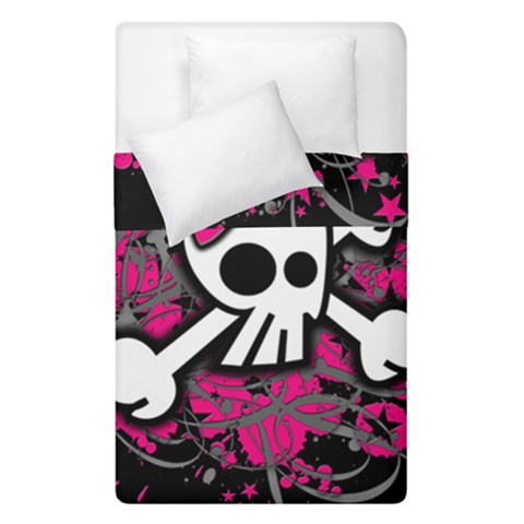 Girly Skull & Crossbones Duvet Cover Double Side (Single Size) from ArtsNow.com