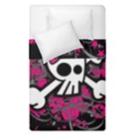 Girly Skull & Crossbones Duvet Cover Double Side (Single Size)