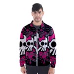 Girly Skull & Crossbones Men s Windbreaker