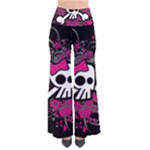 Girly Skull & Crossbones So Vintage Palazzo Pants