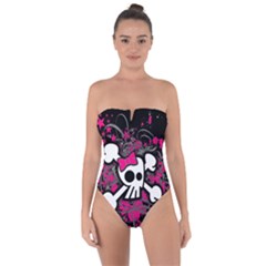 Tie Back One Piece Swimsuit 