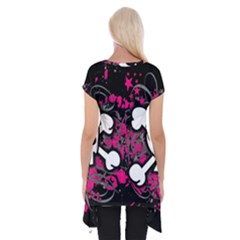 Short Sleeve Side Drop Tunic 