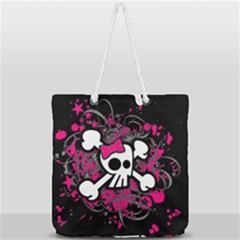 Full Print Rope Handle Tote (Large) 