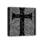 Gothic Brocade Cross Mini Canvas 4  x 4  (Stretched)