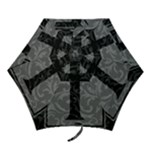 Gothic Brocade Cross Mini Folding Umbrella