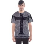 Gothic Brocade Cross Men s Sports Mesh Tee