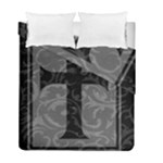 Gothic Brocade Cross Duvet Cover Double Side (Full/ Double Size)