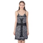 Gothic Brocade Cross Camis Nightgown 