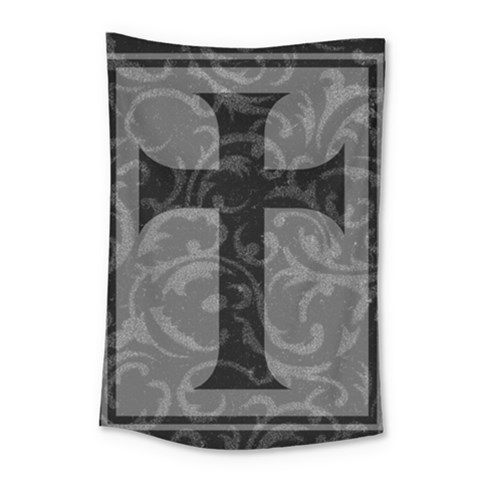 Gothic Brocade Cross Small Tapestry from ArtsNow.com