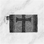 Gothic Brocade Cross Canvas Cosmetic Bag (Small)