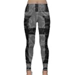 Gothic Brocade Cross Lightweight Velour Classic Yoga Leggings