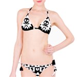 Gothic Punk Skull Classic Bikini Set