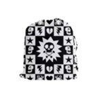 Gothic Punk Skull Drawstring Pouch (Large)