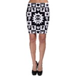 Gothic Punk Skull Bodycon Skirt