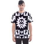 Gothic Punk Skull Men s Sports Mesh Tee