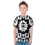 Gothic Punk Skull Kids  Cotton Tee