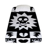 Gothic Punk Skull Fitted Sheet (Single Size)