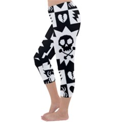 Capri Winter Leggings Back Capri Winter Leggings Back