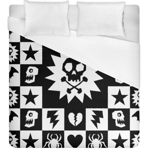 Gothic Punk Skull Duvet Cover (King Size) from ArtsNow.com