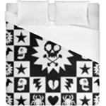 Gothic Punk Skull Duvet Cover (King Size)