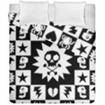 Gothic Punk Skull Duvet Cover Double Side (California King Size)