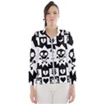 Gothic Punk Skull Women s Windbreaker