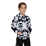 Gothic Punk Skull Kids  Windbreaker