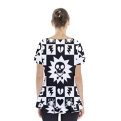 Skirt Hem Sports Top 