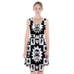 Gothic Punk Skull Racerback Midi Dress