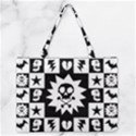 Zipper Medium Tote Bag Front