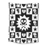 Gothic Punk Skull Medium Tapestry