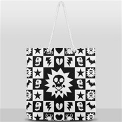 Full Print Rope Handle Tote (Large) 