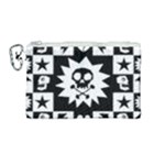 Gothic Punk Skull Canvas Cosmetic Bag (Medium)