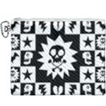 Gothic Punk Skull Canvas Cosmetic Bag (XXXL)