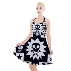 Halter Party Swing Dress  