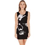 Gothic Skull Bodycon Dress