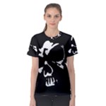 Gothic Skull Women s Sport Mesh Tee