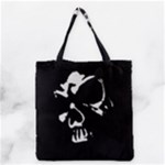 Gothic Skull Grocery Tote Bag