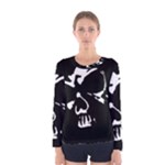 Gothic Skull Women s Long Sleeve Tee