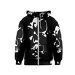 Gothic Skull Kids  Zipper Hoodie