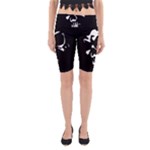 Gothic Skull Yoga Cropped Leggings