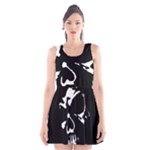 Gothic Skull Scoop Neck Skater Dress