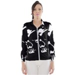 Gothic Skull Women s Windbreaker