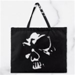 Gothic Skull Zipper Large Tote Bag