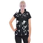 Gothic Skull Women s Button Up Vest