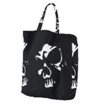 Gothic Skull Giant Grocery Tote