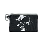 Gothic Skull Canvas Cosmetic Bag (Small)